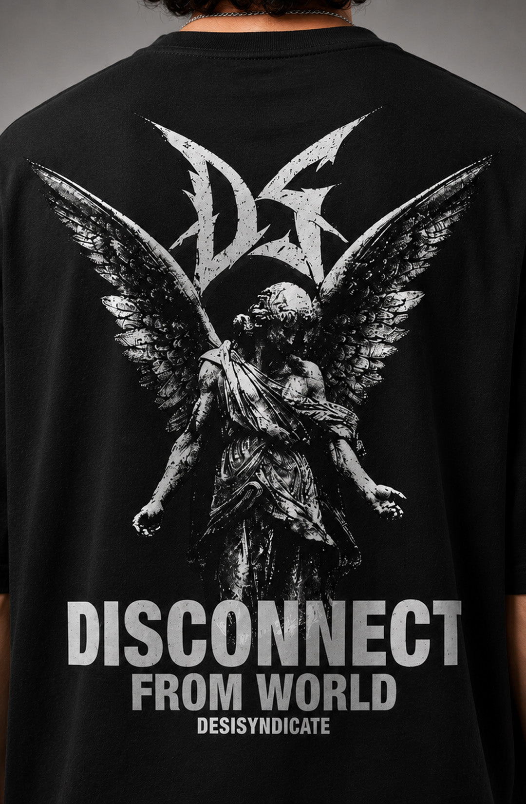Offline Society - Oversized T-Shirt - Black