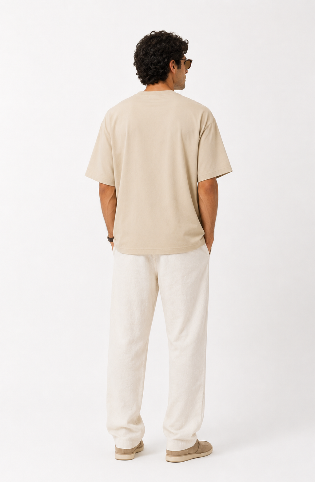 Espresso Club - Beige Designer T-Shirt