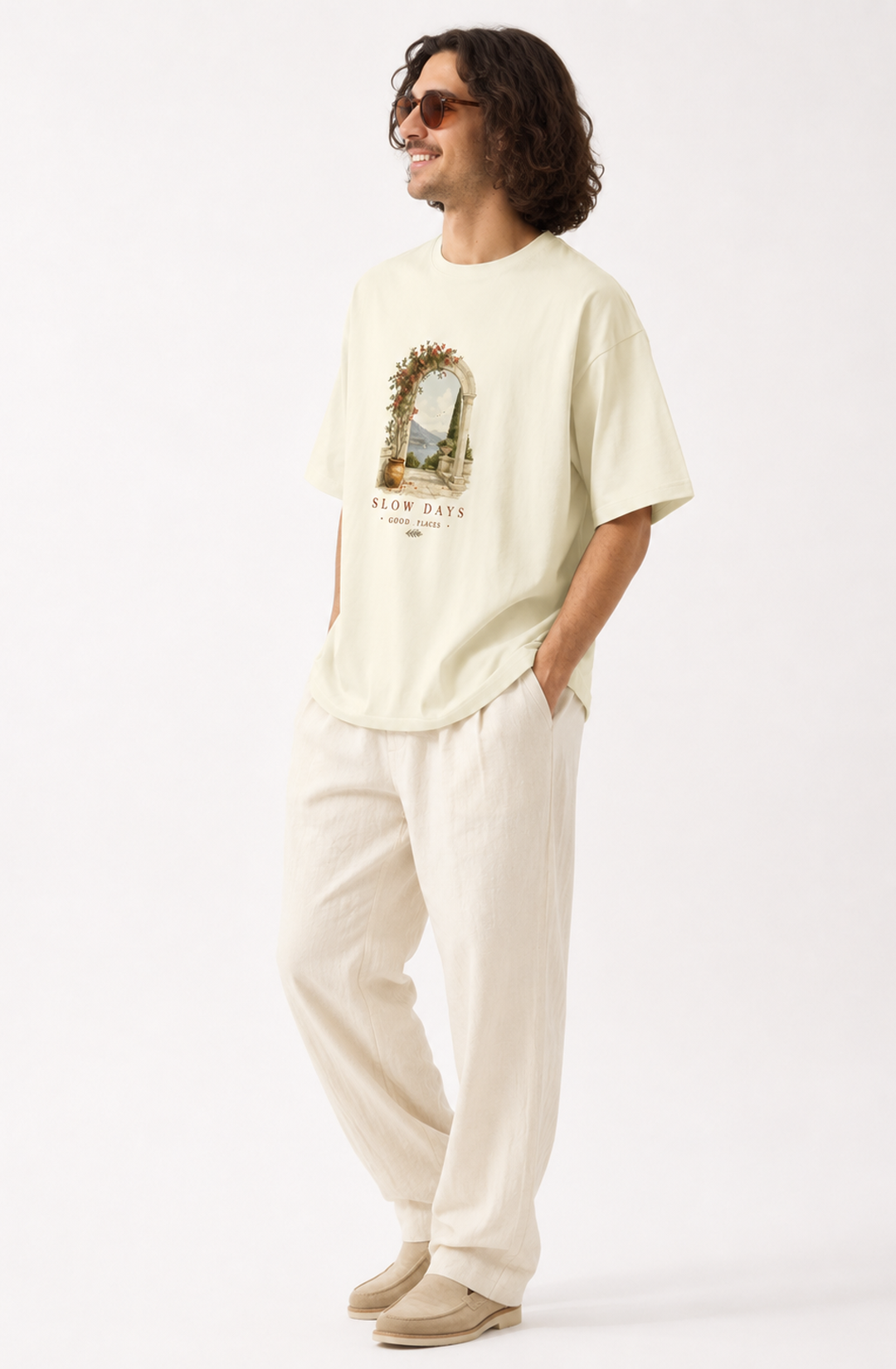 Slow Days Off-White Designer T-Shirt